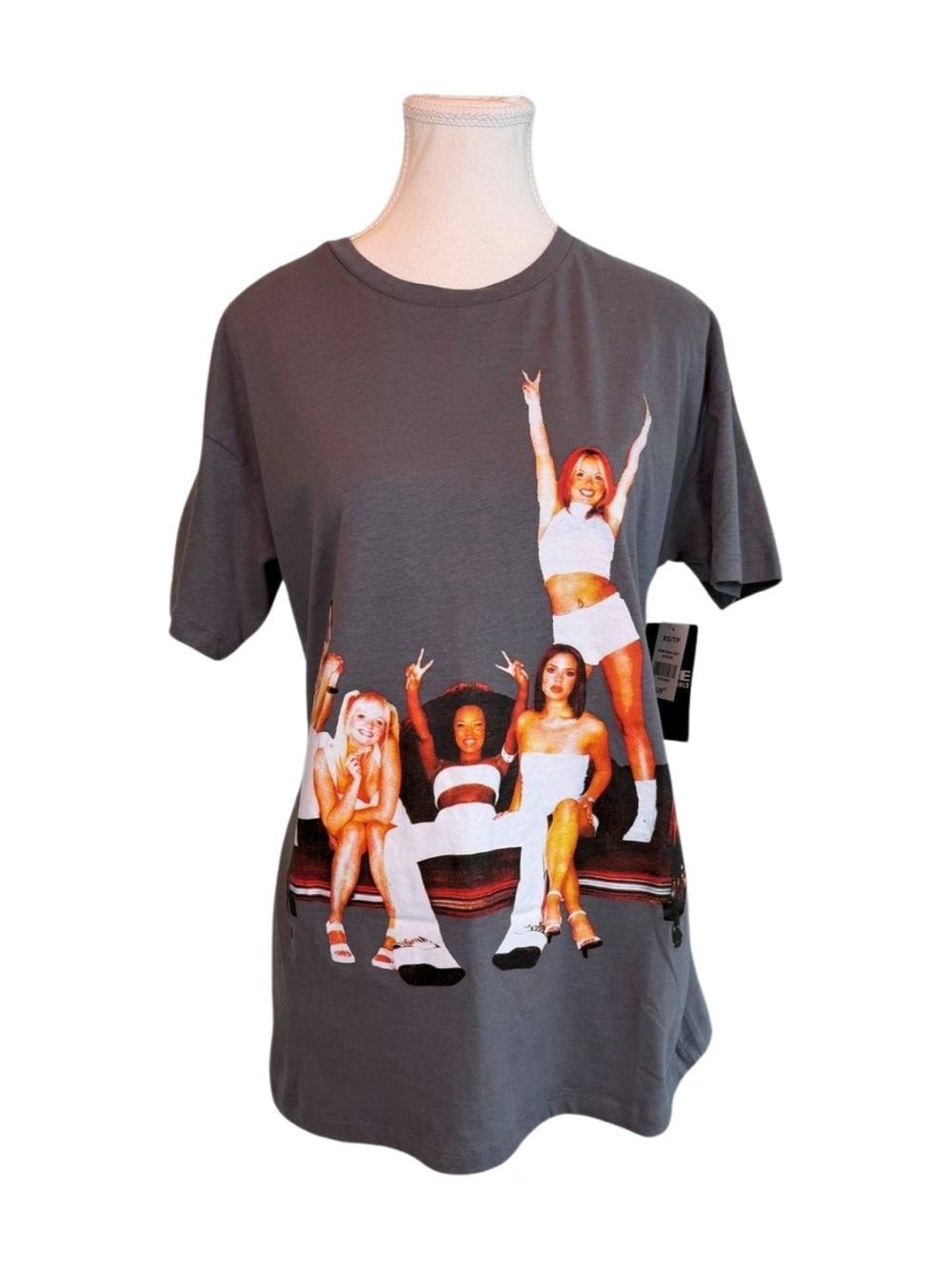 Vintage Inspired Oversized Spice Girls Graphic T-Shirt - XS - NWT